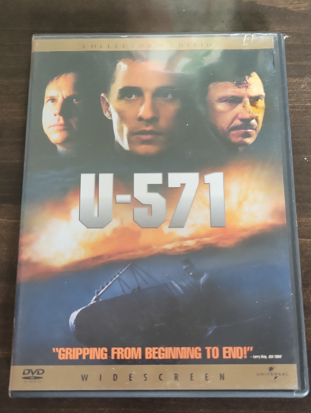 Universal U-571 DVD - Black and Orange Collector's Edition